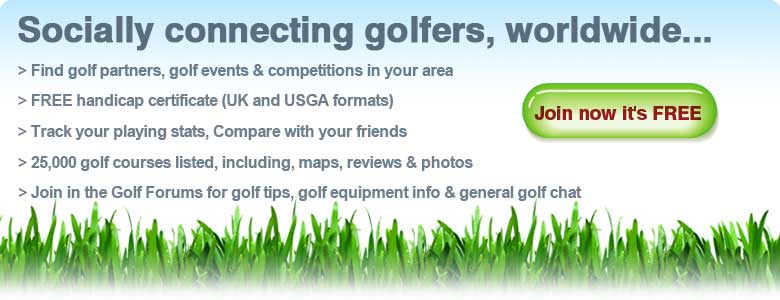 Socially connecting golfers. Join now it's FREE. Meet new golf friends. Check out golf courses worldwide. Keep up to date with golf news. Track you handicap and check out your playing stats.