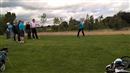 The 5th SES v Epping Bandits Society Cup 2015 - Des Burnett on the tee, watch out!!!