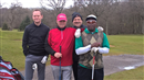 Group 2 - 5th SES Masters @East Sussex National, west course, 09th April 2016 (L:R) Steve Duffy, Tony Springhall, Michael Pitter & Ron Jackman