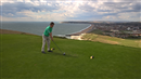 The 5th SES Open @Seaford Head Gc - Gary Archer teeing it up on the 18th