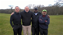 Grp 5 5th SES Masters @East Sussex National, west course. 09th April 2016 (L:R) Steve "The Pro" Maggs (winner), Andy "The Animal" Attard, Daniel Jayeola & David Ziai