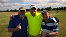 L:R Gary Cartlidge, Andy Attard and Des Burnett @Hampton Court Gc