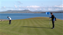 A windy Saturday morning at Skellig Bay, County Kerry in May 2012 - we have the course to ourselves