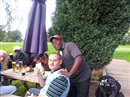 Andy Attard shows us the money after his win at Cottesmore, beating Ron on countback
