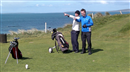 Me and Phil on the 11th at Ballybunion - possibly laughing at Daniel's tee shot