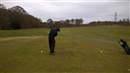 Daniel Jayeola on the 1st @The 5th SES Masters East Sussex National, west course. 09th April 2016