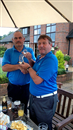 (L-R) Andy Attard winner of The 5th SES Players Championship 2015 @Pyrford Gc. Being presented the trophy by Paul Smith 