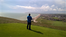 The 6th SES Open @Seaford Head 25/06/2016 - Ron Jackman appreciating the beauty of the 18th