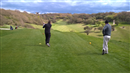 Steve Hunt tees off on a par 5 @Pyecombe Gc 24/04/2016