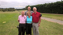 The VI Annual Society Cup @Birchwood Gc 10 Sept 2016: Grp 7(L:R) Dennis Conway, Mike "Moose", Judy Lilley and Bill Nowell