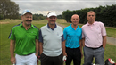 The VI Annual Society Cup @Birchwood Gc 10 Sept 2016: Grp 3(L:R)David Ziai, Roger Ireland, Phil "Birdman" Boyd and Brian Scot