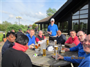 The Blue and the Red very happy after their rounds. The sun was shining, the company lovely. Weald of Kent