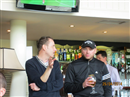 Chris & Jon enjoying their beer and chat. Weald of Kent