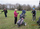 Stephen, Anne, Steven & Norman, 1st tee Shendish Manor.