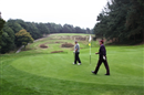 Clayton's disappointment shows as a hush falls over the 12th green...
