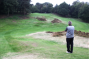 After losing another on eleven, Dickson ponders the day...if he wins this hole he goes back to three up with six to play...