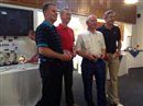 Our TSG Champion Golfer 2013! (Mr.Hill - left)