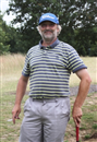 Mr.Flynn, proving there is still time for a 'ciggie' between putts ...