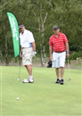 Mr.Ireland and Mr.Burnett discussing the stimp-meter reading ...