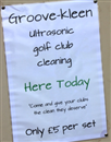 The clubs have been courtesy of Darren at Grove-Kleen  ...