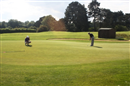 The 5th Green as Barber takes 2 shot lead...