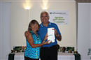 Mr.Haywood receives his 'white' towel for his outstanding contribution to the TSG golf days!