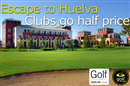 Book an escape to the Spanish region of Huelva, and we will help you enjoy a great stay and golf by giving you 50% discount from you golf club carriage.