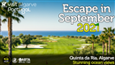 3 nights all-inclusive and 1 round each at Quinta da Ria and Quinta de Cima....all for just £489.

Escape this September: https://www.golf-escapes.com/book-package/?id=43118