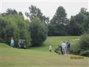 Cottesmore  Phoenix Course : Roger waiving, Mike, John & Lofty.  I think Lofty gave the wrong yardage, but our Team won nevertheless (well by 1 point)