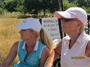 Daughter Michelle & Mother Sandra my playing partners (Pine Tree)@ Bletchingley, Surrey.  Yes, a Girls Team within the TSG, surely that is unique.