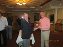 John Receiving the players player of the year award