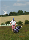 "Deed done !  I got out of this rough" said Michael (another Leftie)@ Pyecombe, Sussex with Pine Tree