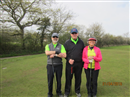 Paul B, Mark C, Brigitte of Pine Tree Golf Society @ Mid Sussex GC